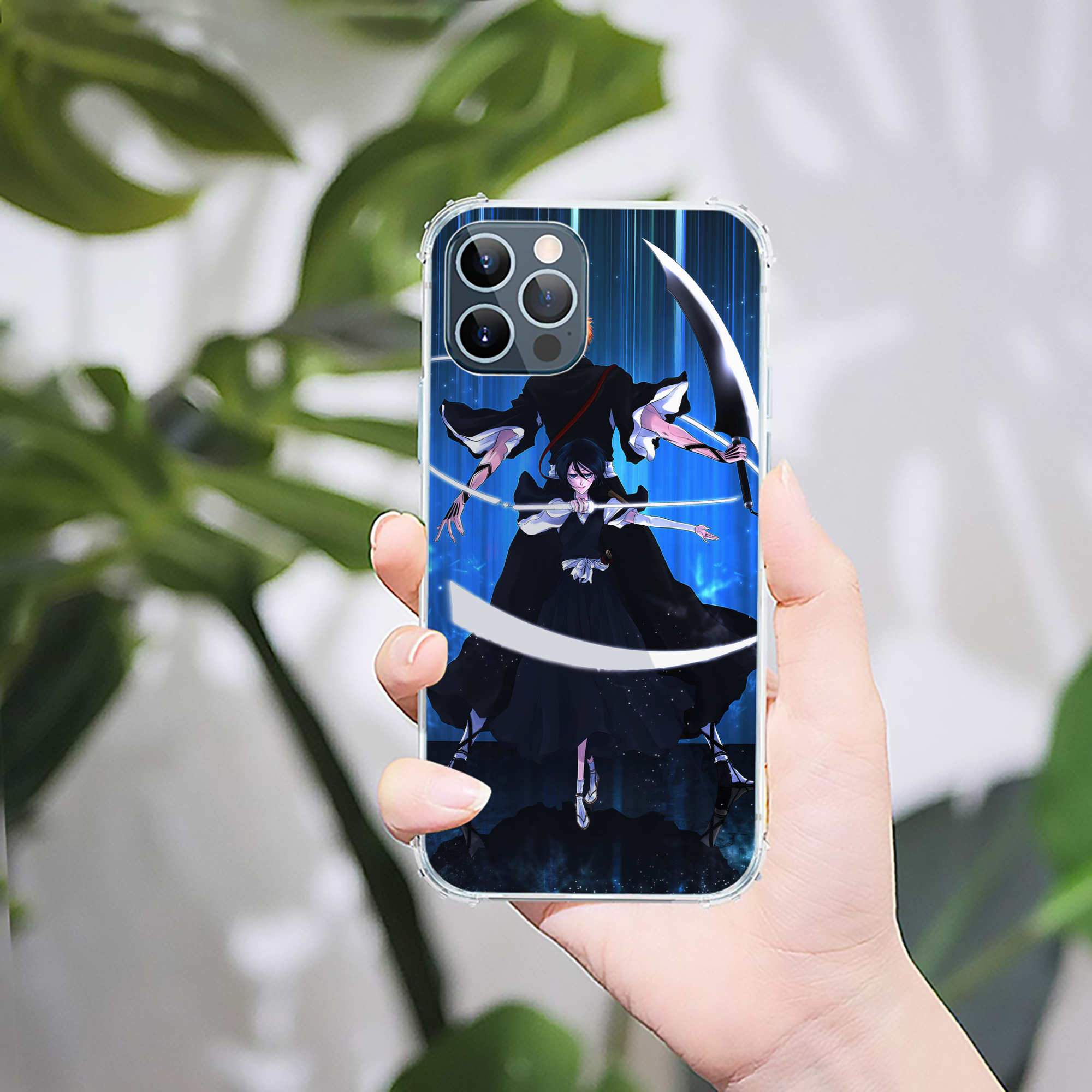 （画像用） ブリーチ BLEACH 【iPhone 12シリーズ対応】透明スマホケース（クリアソフトケース）